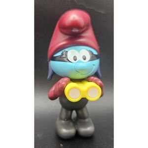 Smurf Studio Hero Toy Figure Blue Red Hat Binoculars Collectible Toy 2024